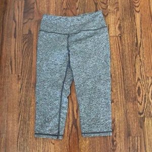 Victoria Secret heather grey knockout crop Sz S